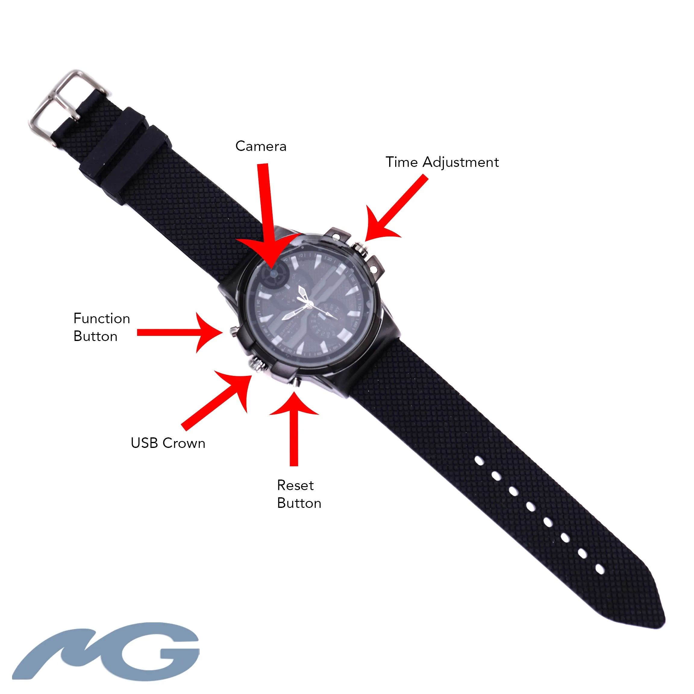 2K Spy Camera Watch