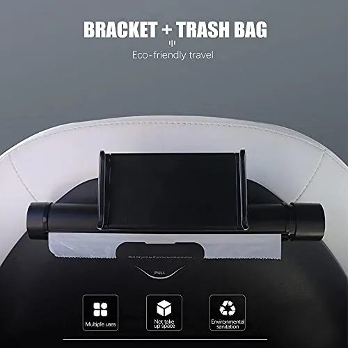 360 Degree Rotating for Tesla Model 3/Y iPad Car Mobile Phone Holder Tablet Stand Back Seat Mount Bracket 5-11 Inch（Garbage Bags can be Included）