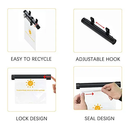 360 Degree Rotating for Tesla Model 3/Y iPad Car Mobile Phone Holder Tablet Stand Back Seat Mount Bracket 5-11 Inch（Garbage Bags can be Included）