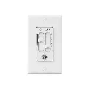4-Speed Ceiling Fan and Light Dimming Wall Control