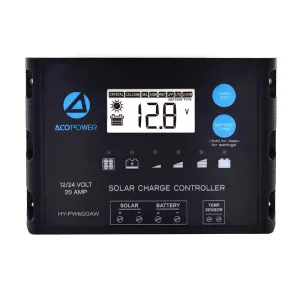 ACOPOWER ProteusX 20A PWM Charge Controller-Solar Charge Controller