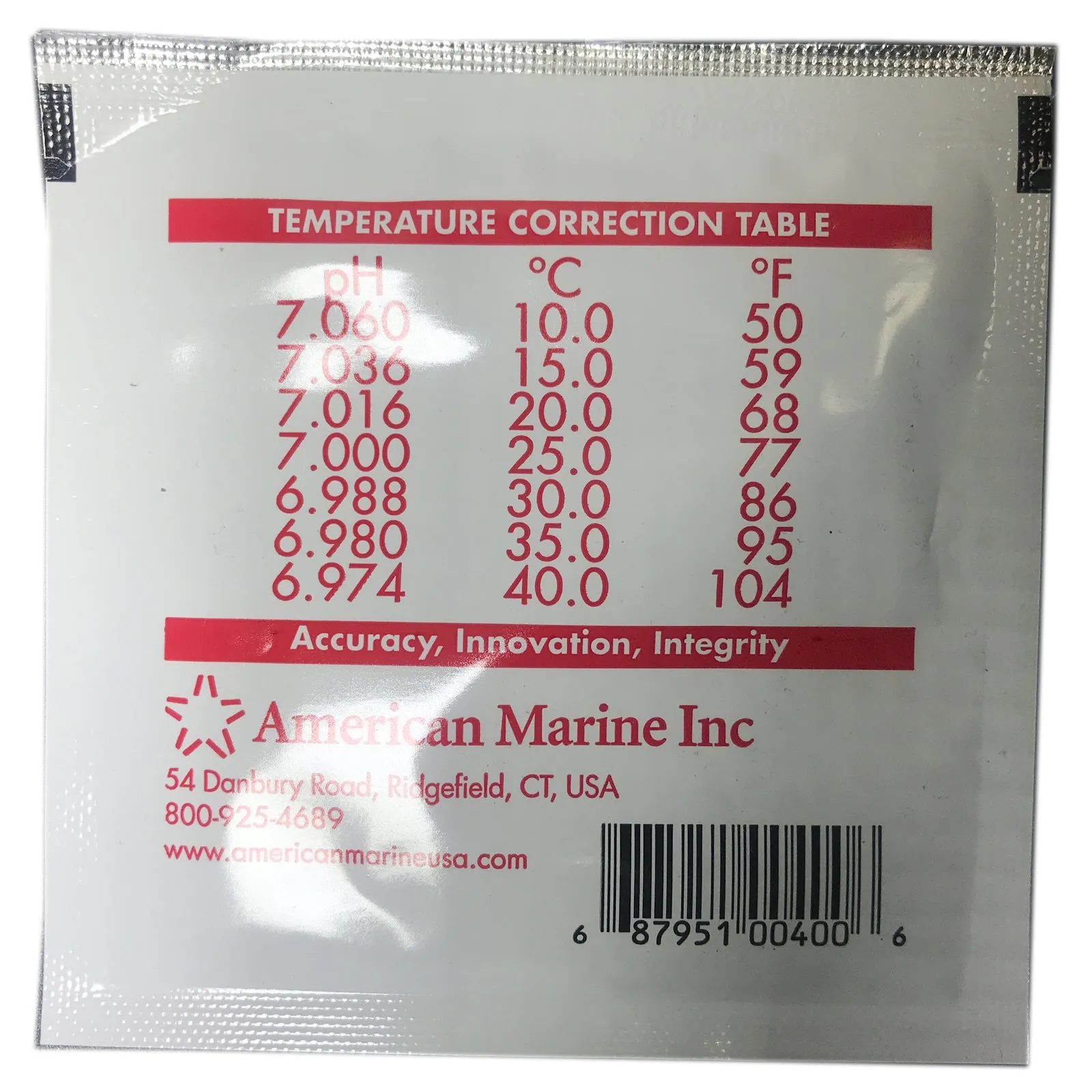 American Marine Pinpoint pH Calibration Fluid 4.0
