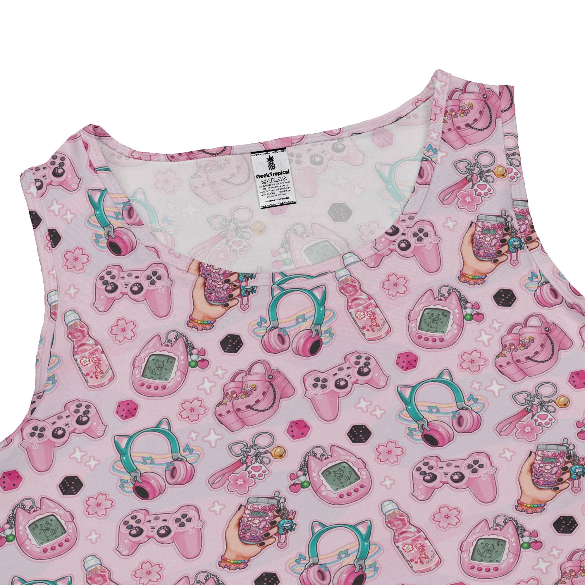 Anime Gamer Items Pink Dress