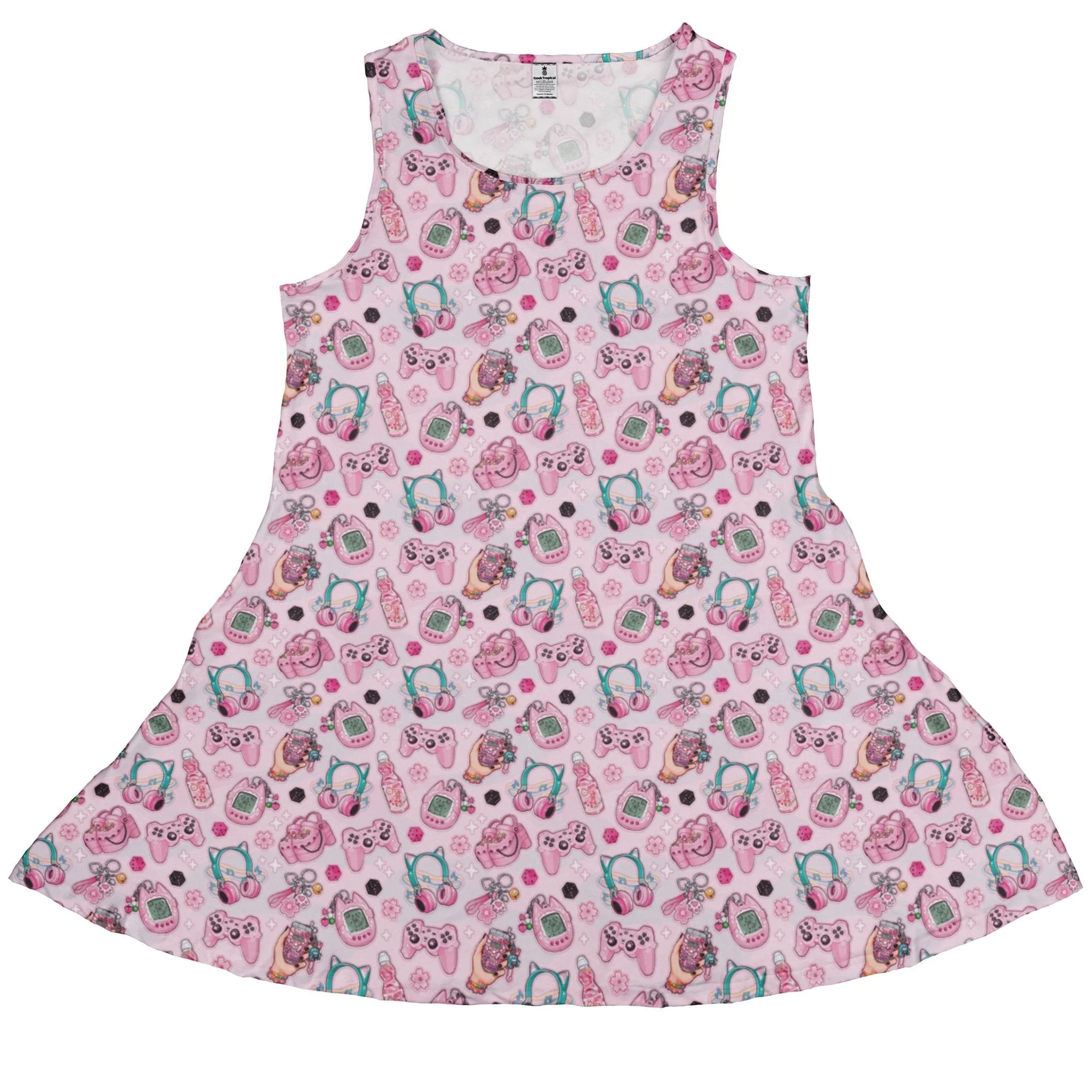 Anime Gamer Items Pink Dress