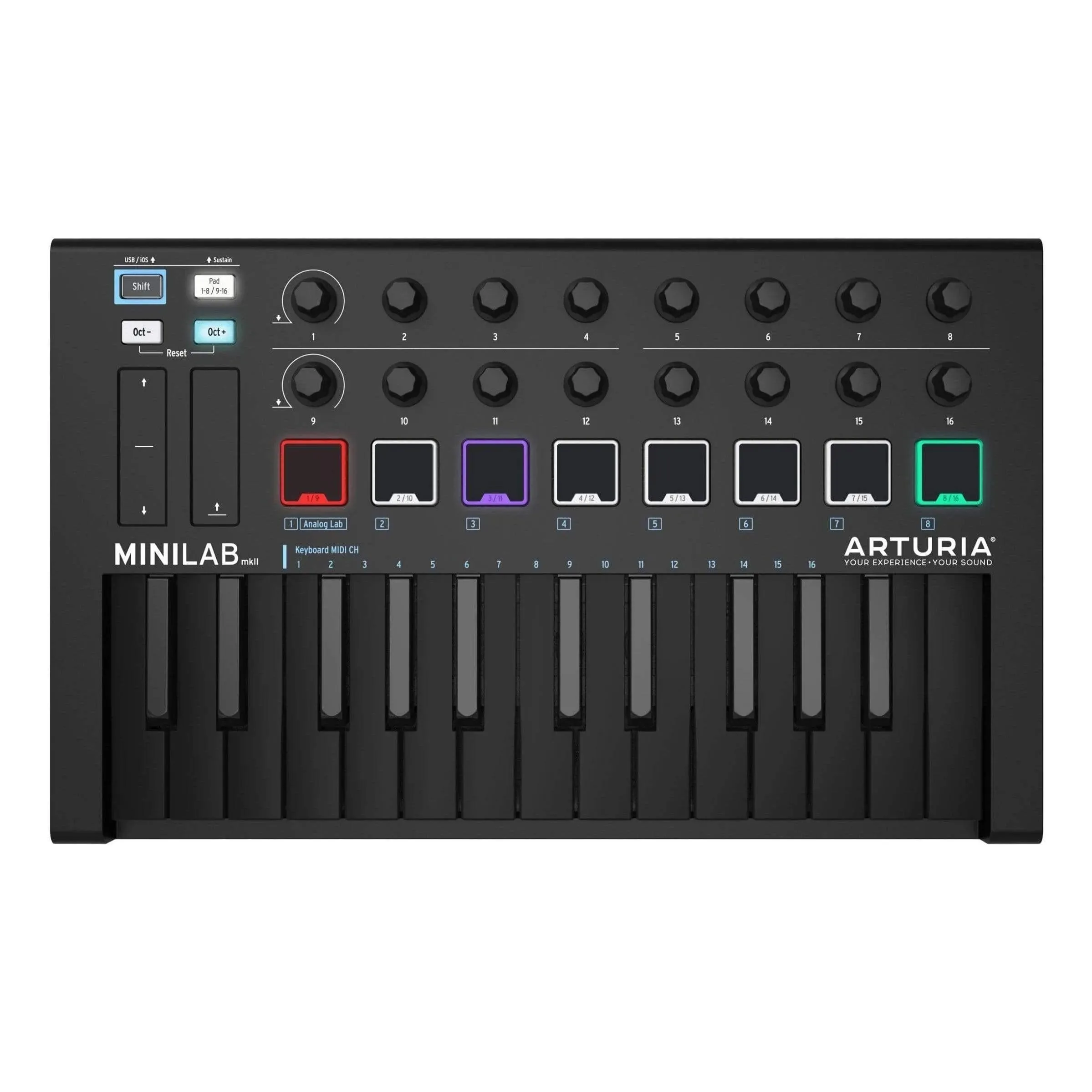 Arturia MiniLab MkII 25 Slim-key Controller
