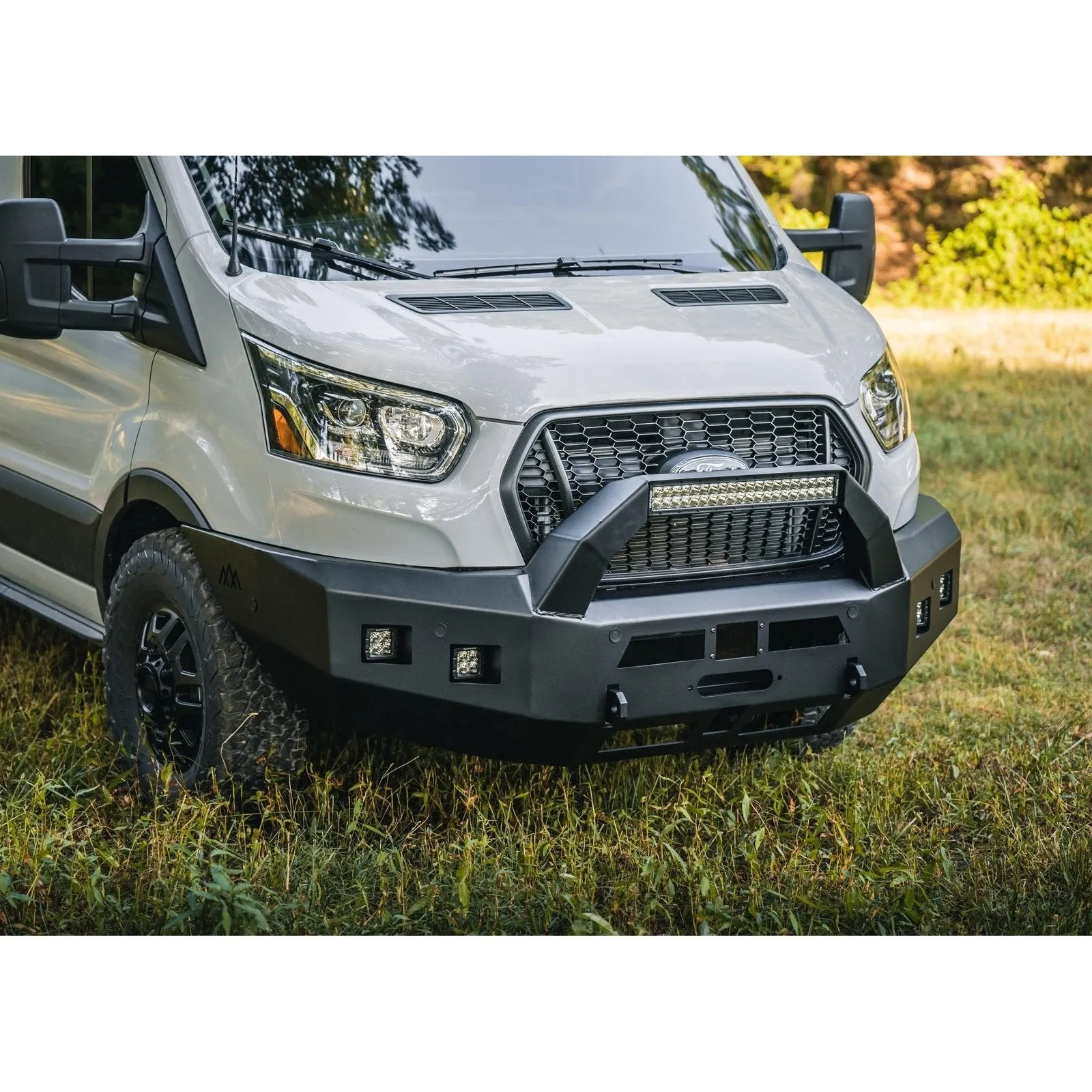 Backwoods Adventure Mods Ford Transit (2020 ) Front Bumper [Bull Bar]