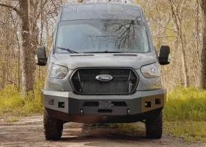 Backwoods Adventure Mods Ford Transit 2020  Front Bumper No Bull Bar