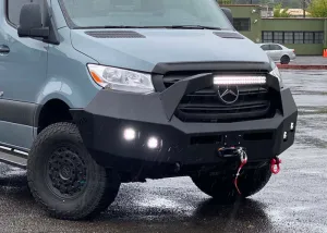 Backwoods Adventure Mods Mercedes Sprinter (2019 ) Front Bumper With Bull Bar