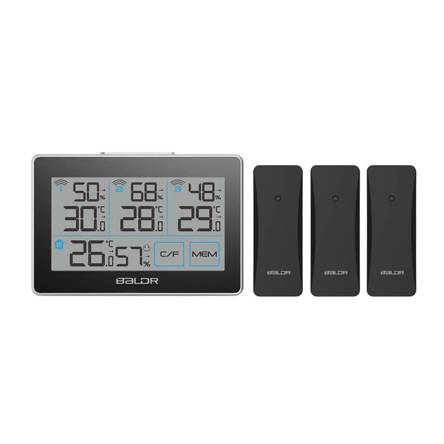 BALDR Wireless Weather Station With 3 Sensors