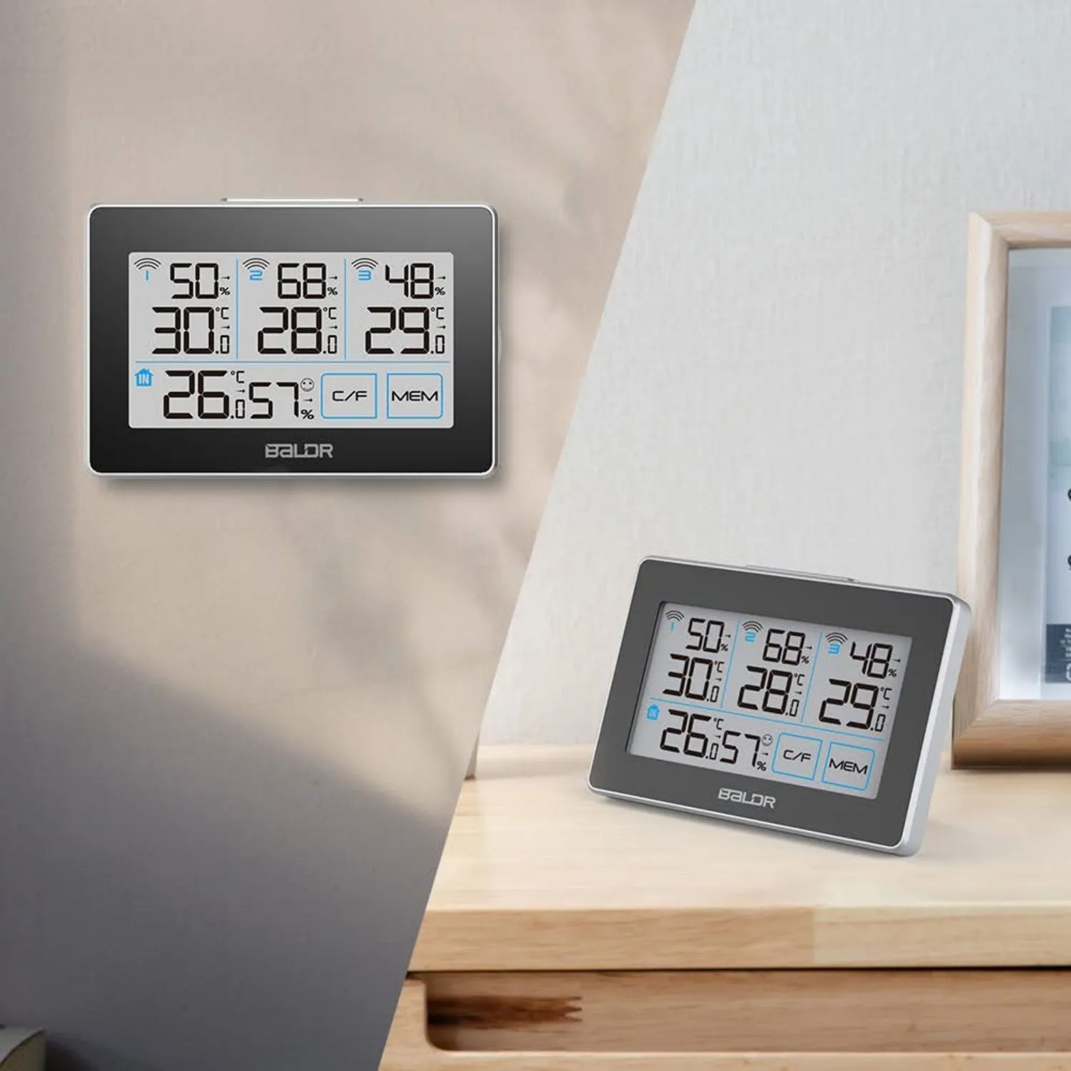 BALDR Wireless Weather Station With 3 Sensors