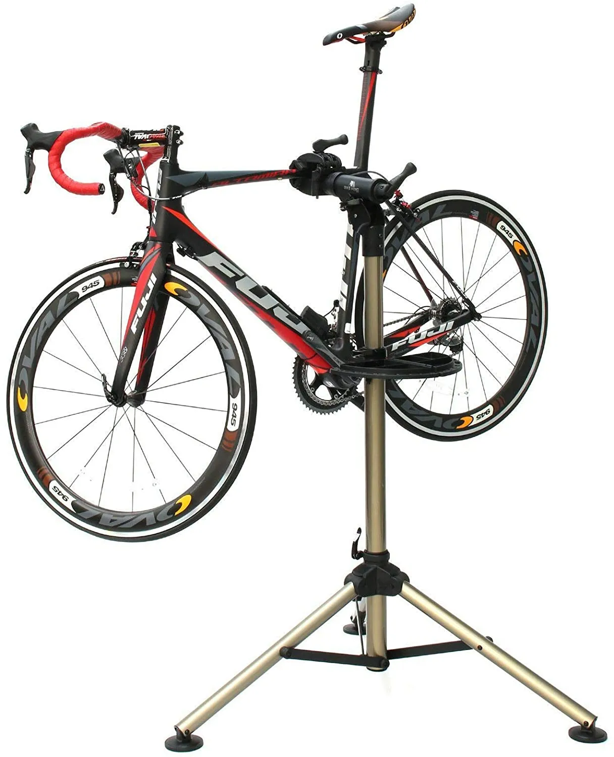 Bike Hand Repair Stand Tripod with Magnetic Tool Tray