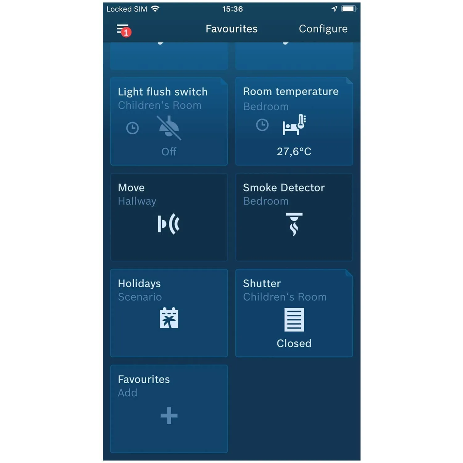 Bosch Smart Home Smoke Detector - White