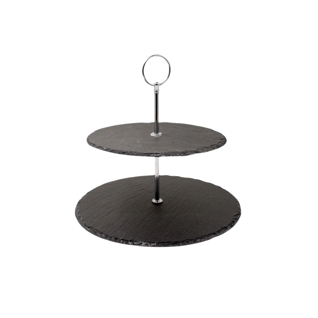 CAKE STAND X2 25X25X24CM