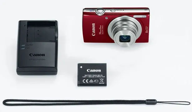 Canon PowerShot ELPH 180 20 Megapixel Red Digital Camera - 1096C001