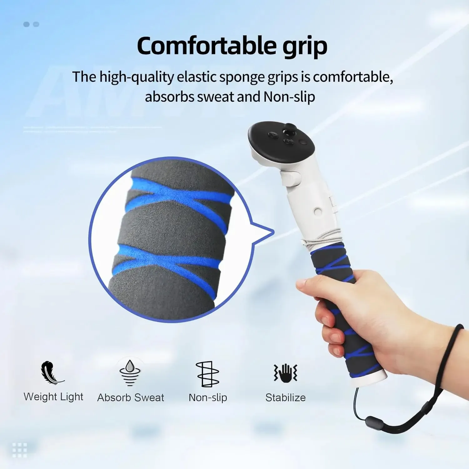 Controller Extension Grips for Quest 3S/ Quest 3