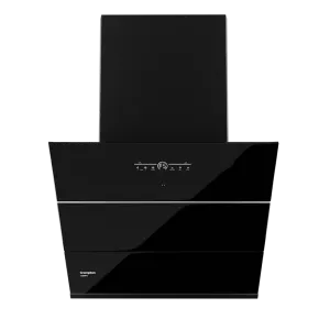 Crompton CHD-QPVI60FLE-MBL-Curved Wall Mounted Chimney QuietPro 60 cm