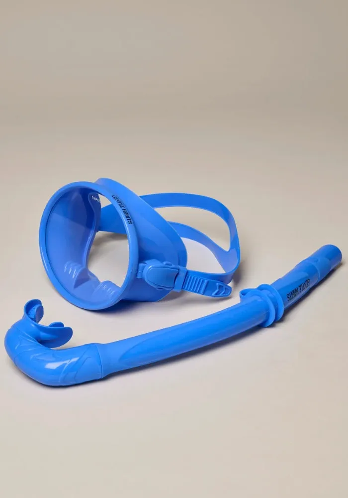 Dive Mask and Snorkel Set - Immersion Blue