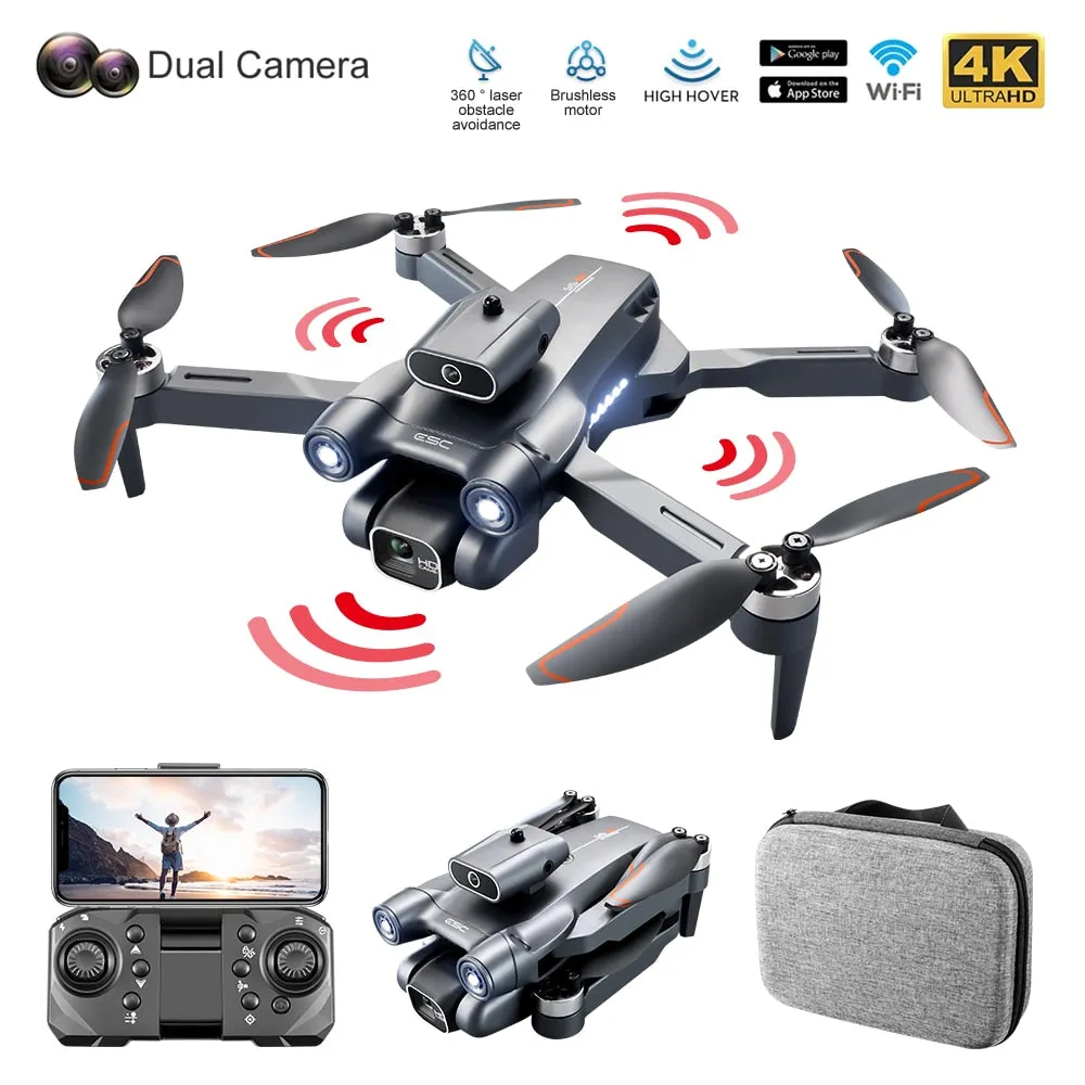 Drone 4k Professional 8K HD Camera Obstacle Avoidance Aerial Photography Brushless Foldable Quadcopter 3km