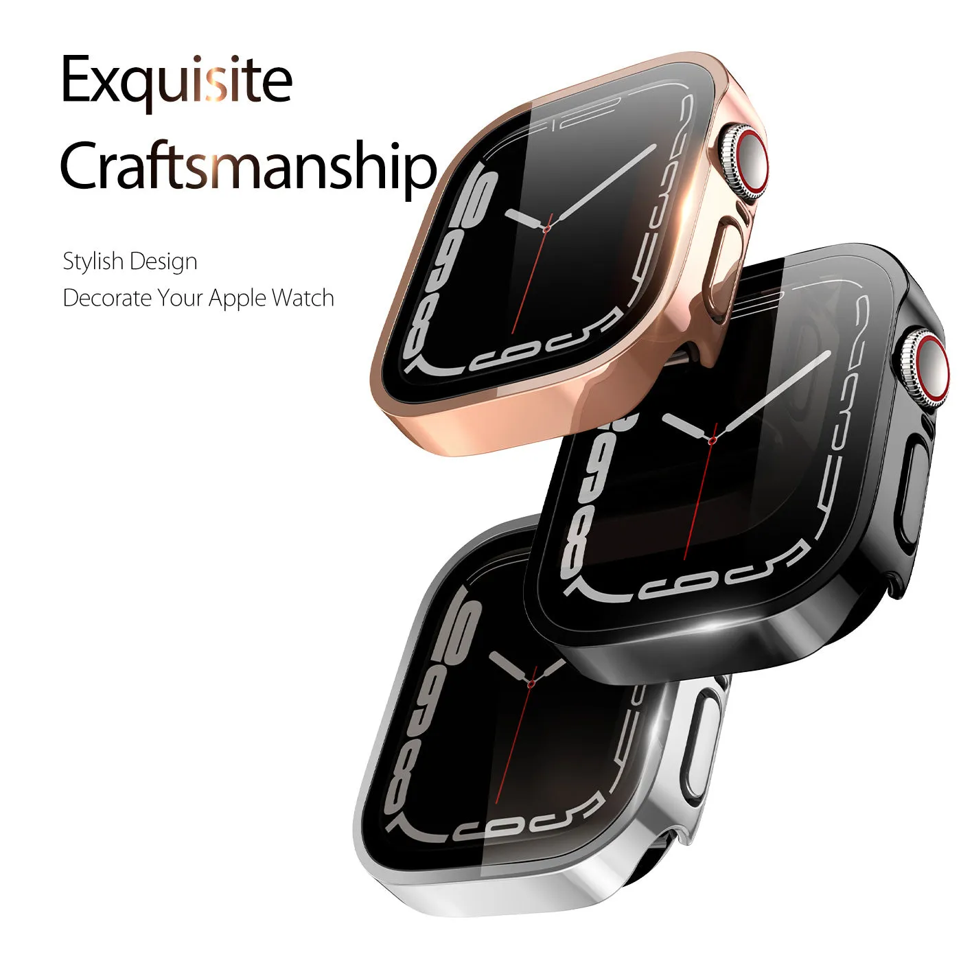 DUX DUCIS Hamo Hard PC Case for Apple Watch Series 4 / 5 / 6 - 44MM - Silver