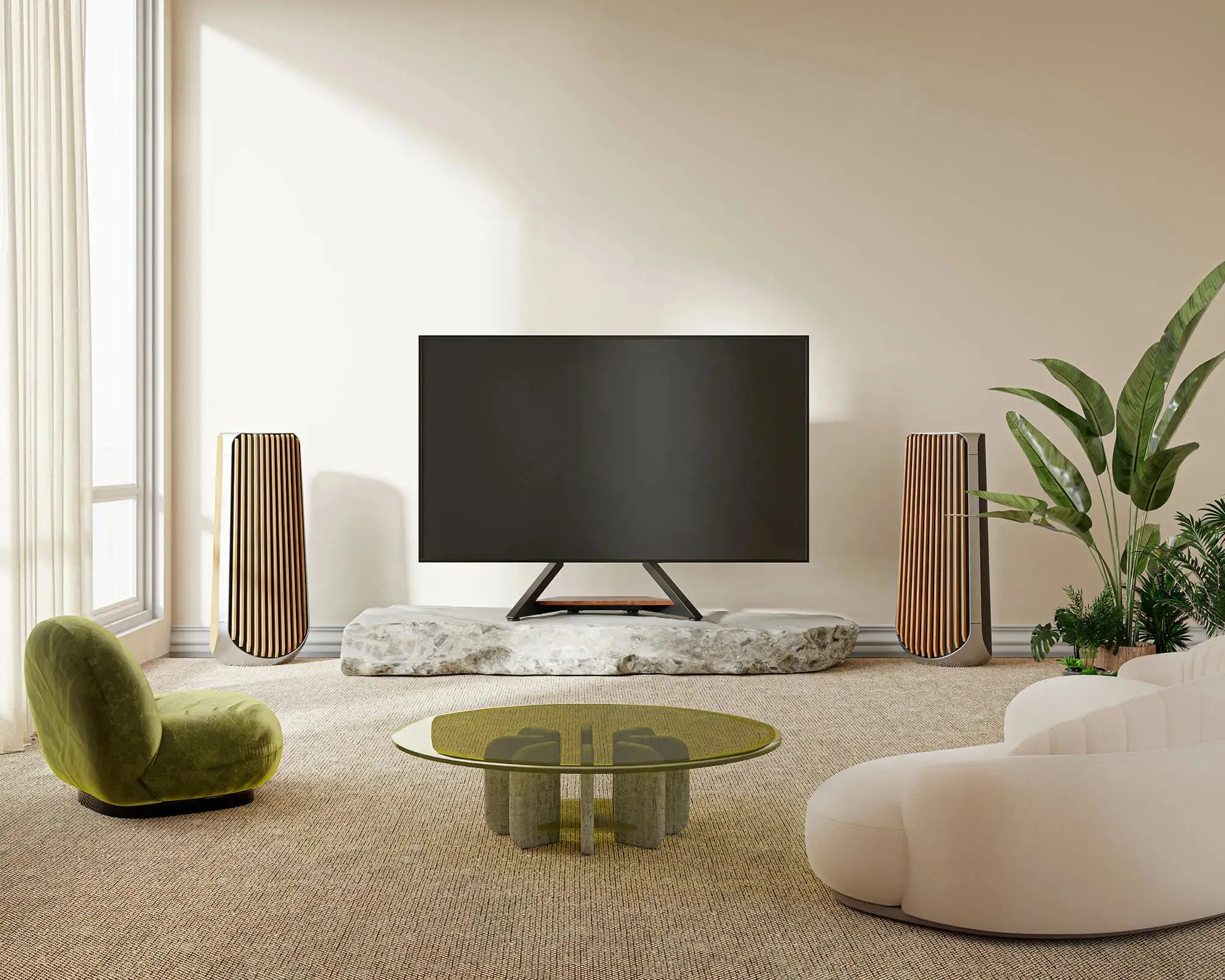 Eiffel TT85 Tabletop TV Stand