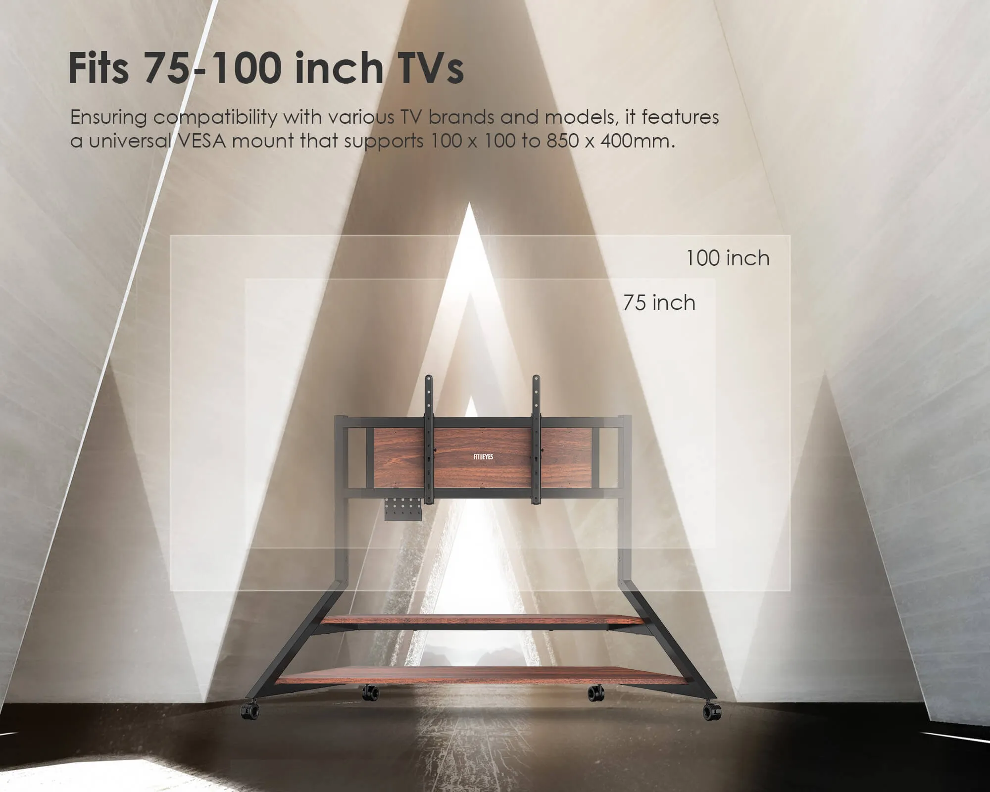 Eiffel V2 FT100 Floor TV Stand