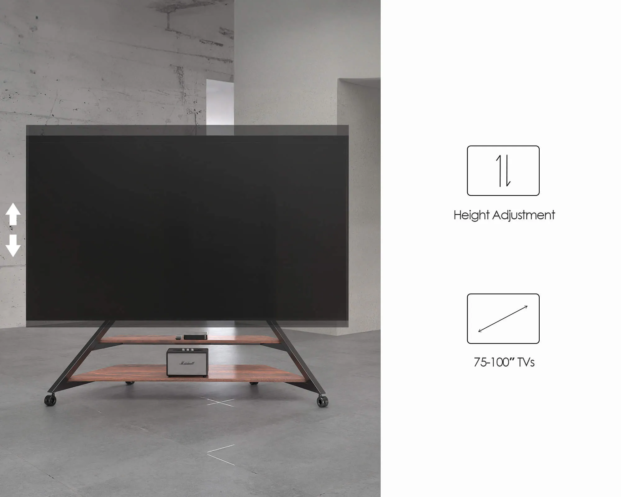 Eiffel V2 FT100 Floor TV Stand