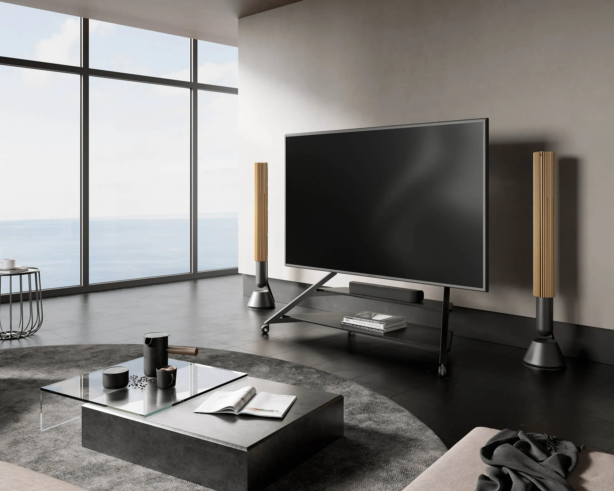Eiffel V2 FT100 Floor TV Stand