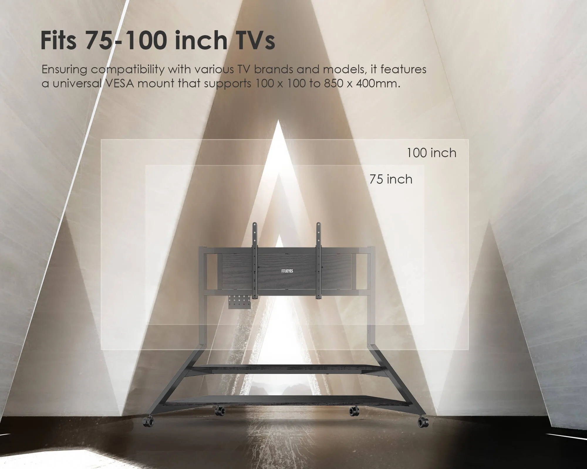 Eiffel V2 FT100 Floor TV Stand