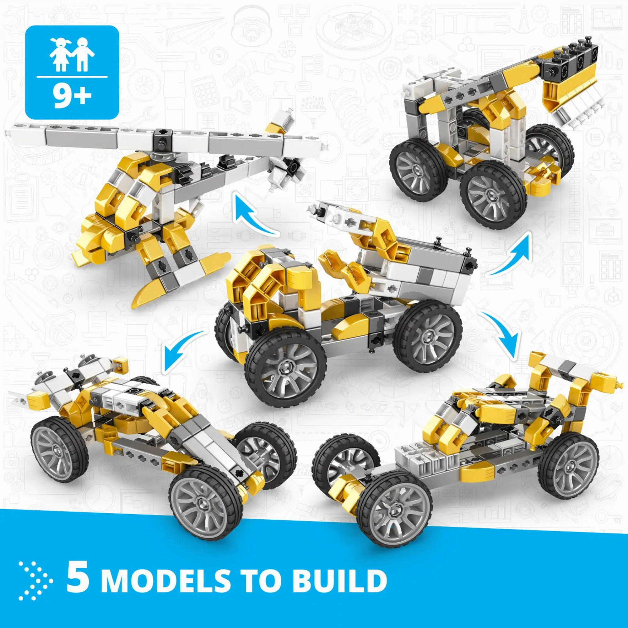 Engino Inventor Mechanics “Tipper Truck” With 5 Bonus Models