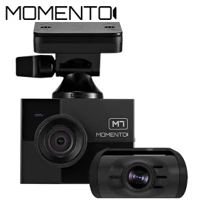 Firstech - Momento - M7 1440p 3-Channel 2K QHD Dual Dash Camera - Touchscreen