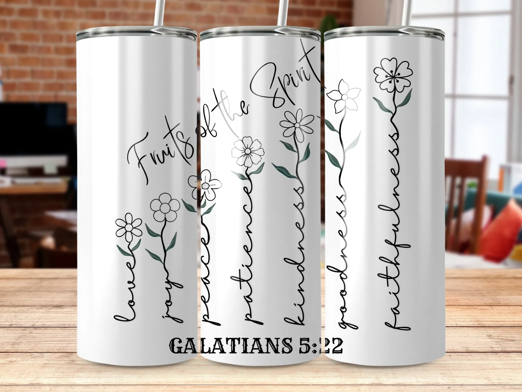 Galatians 5:22 Fruits of the Spirit Faithfulness Digital