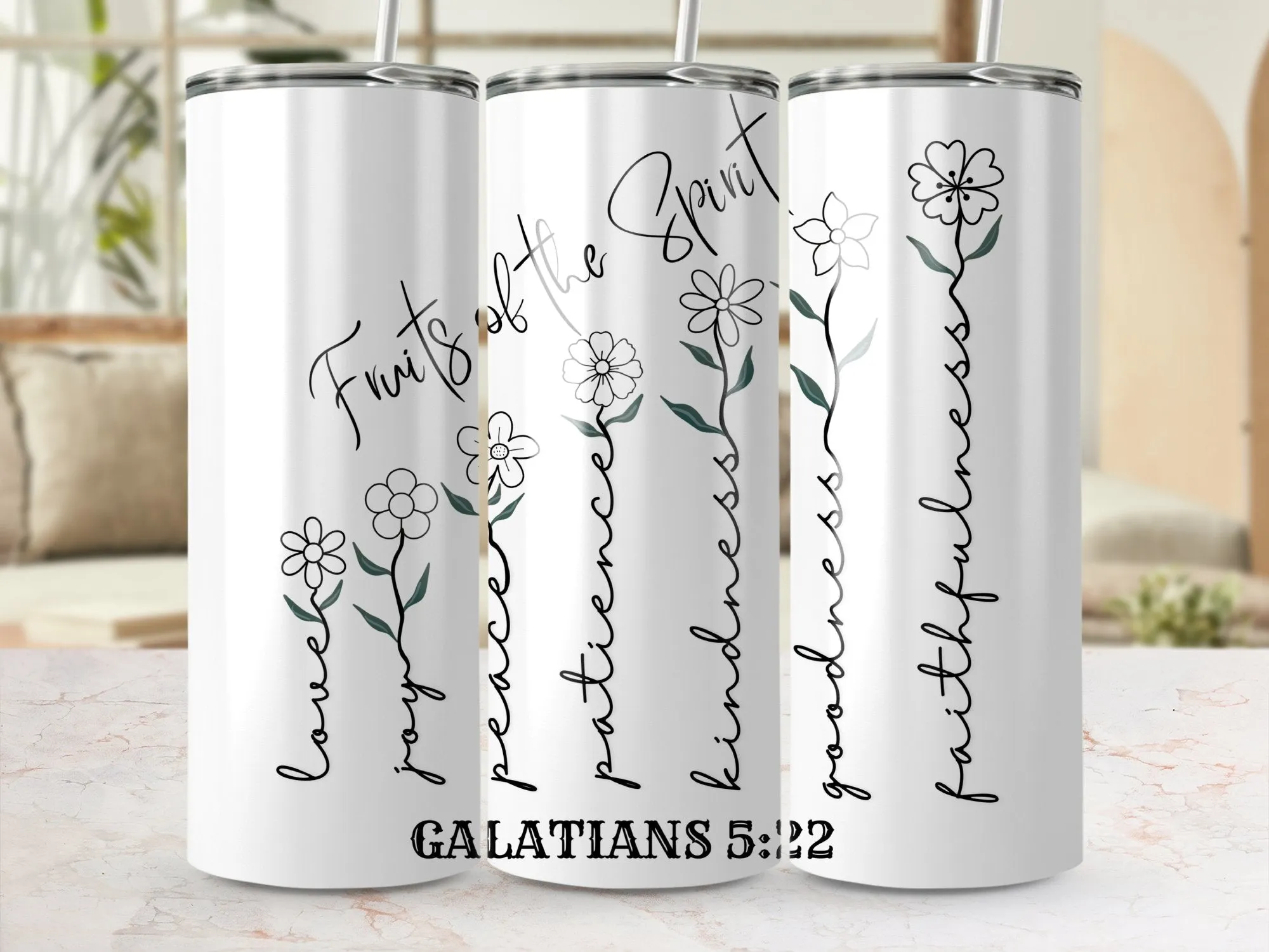 Galatians 5:22 Fruits of the Spirit Faithfulness Digital