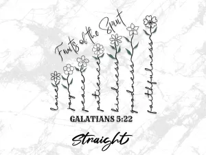 Galatians 5:22 Fruits of the Spirit Faithfulness Digital