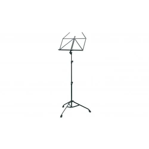 K&M 107 Extra Stable Music Stand w/Braced Foldable Legs (Black)