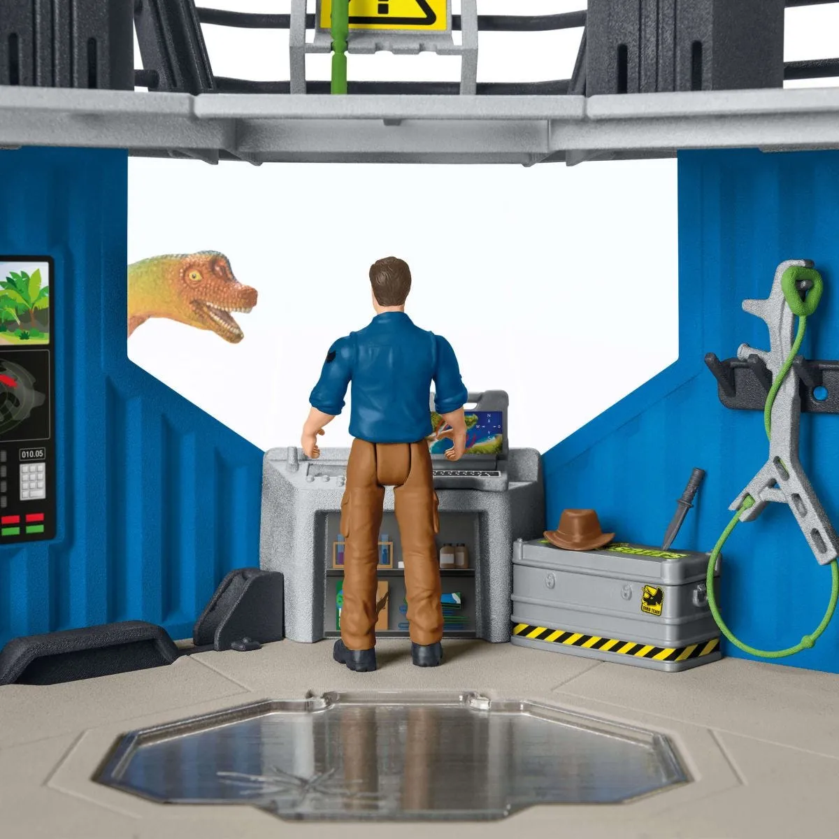 Large dino research station