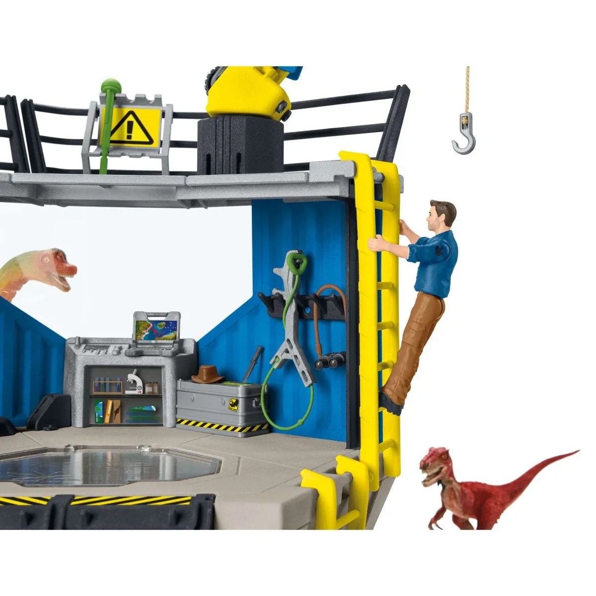 Large dino research station