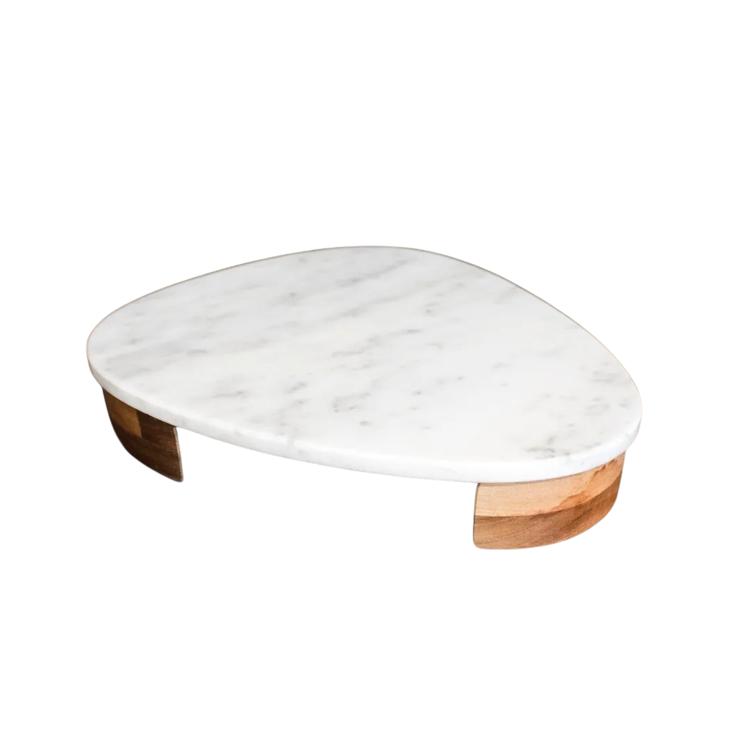 MARBLE TRAY STAND 30X25X5CM