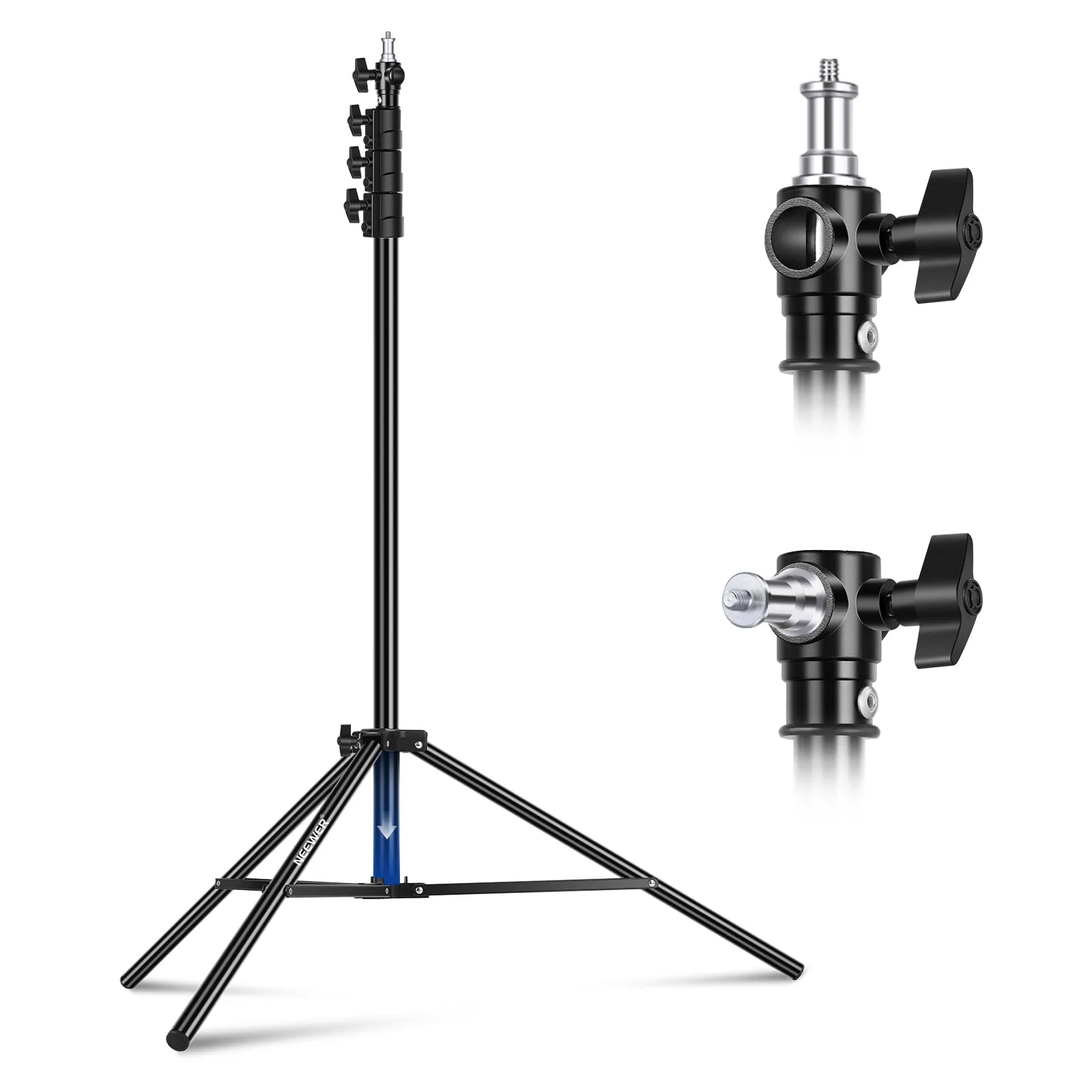 NEEWER 9.8ft/3m Heavy Duty Metal Air Cushioned Light Stand
