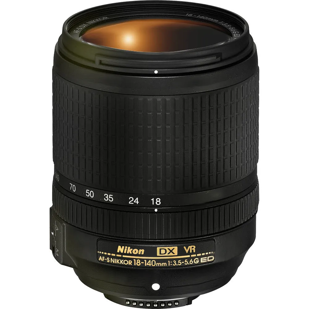 Nikon 18-140mm f/3.5-5.6G ED VR AF-S DX NIKKOR Zoom Lens for Nikon DSLR Cameras