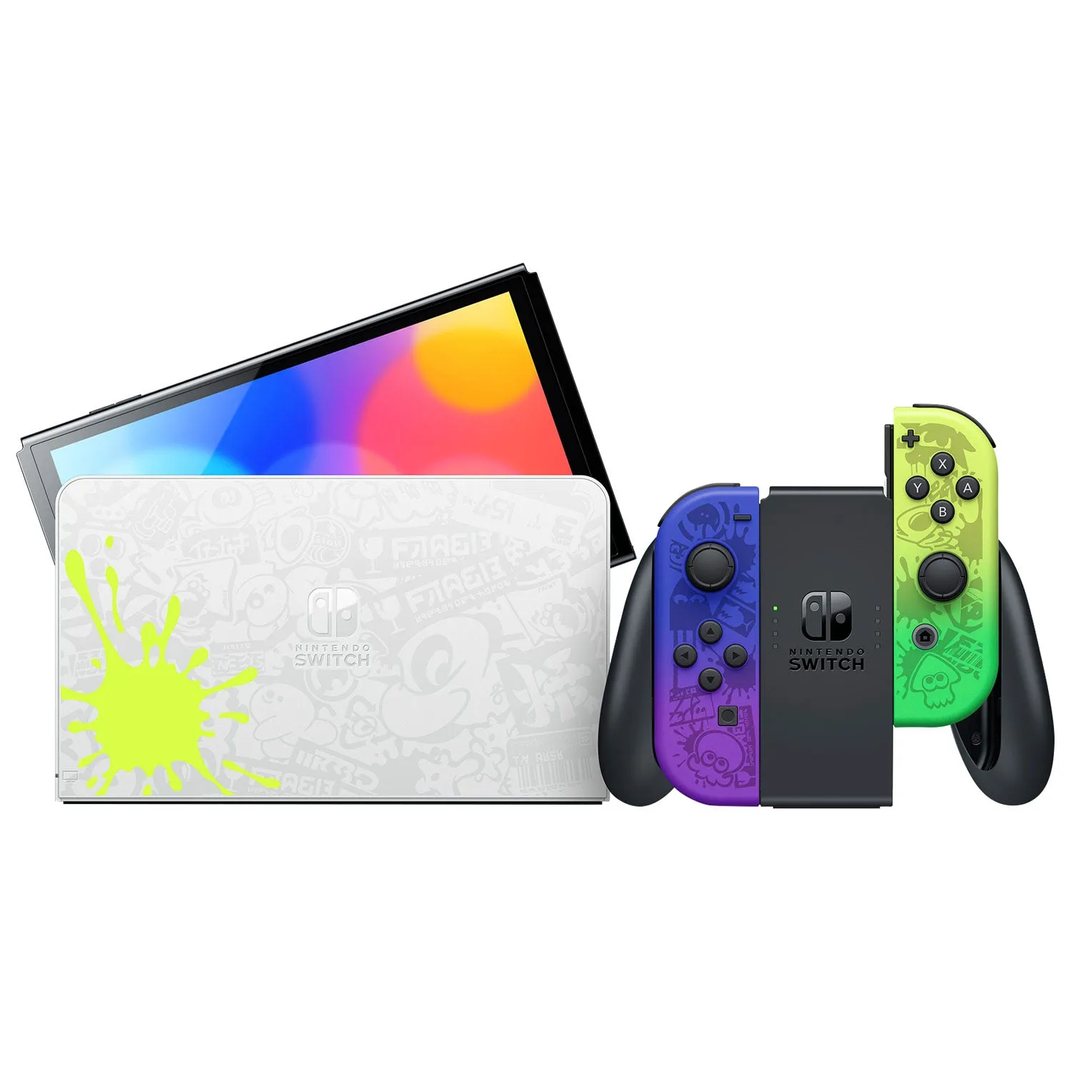 Nintendo Switch (OLED Model) Console - Splatoon 3 Special Edition