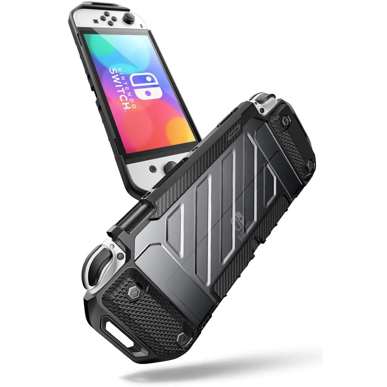 Nintendo Switch OLED Unicorn Beetle PRO Dockable Grip Case-Clear