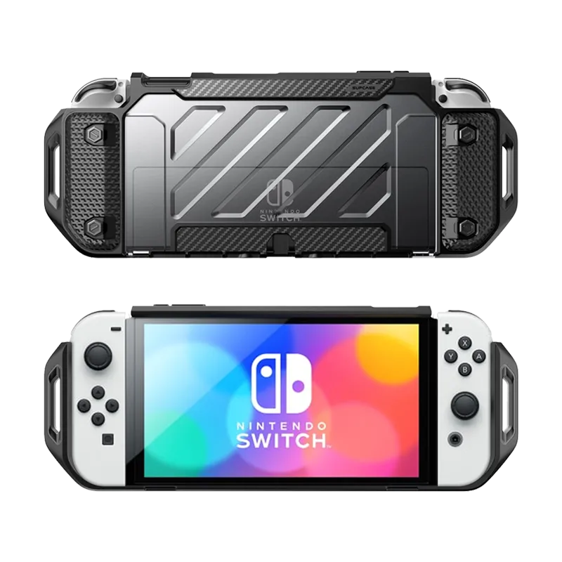 Nintendo Switch OLED Unicorn Beetle PRO Dockable Grip Case-Clear