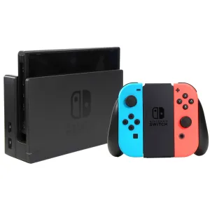Nintendo Switch with Neon Blue & Neon Red Joy-Con