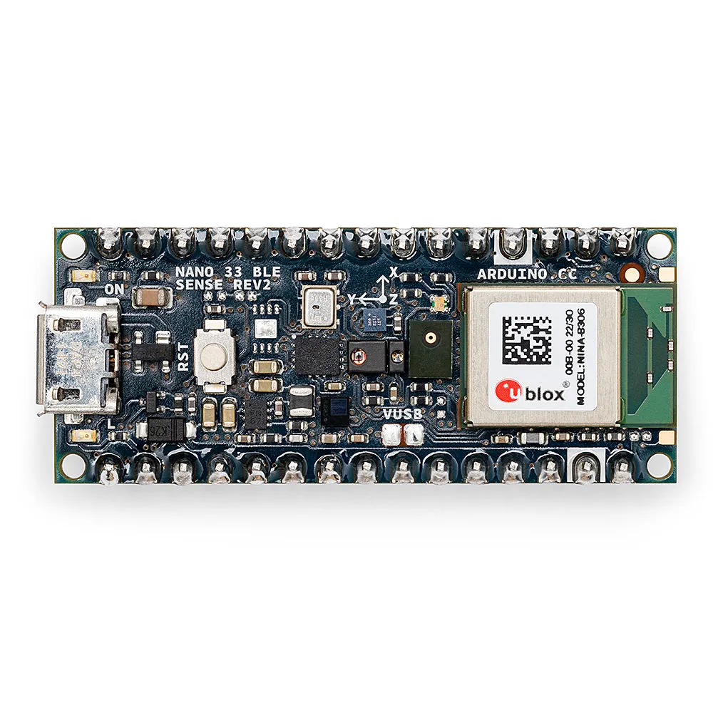 Original Arduino Nano BLE Sense Rev2 with headers