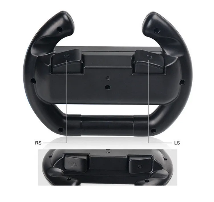 Red & Blue 2 x Race Car Controller Remote dock steering Wheel Accessory Joy-Con For Nintendo Switch Mario Car Racing Games