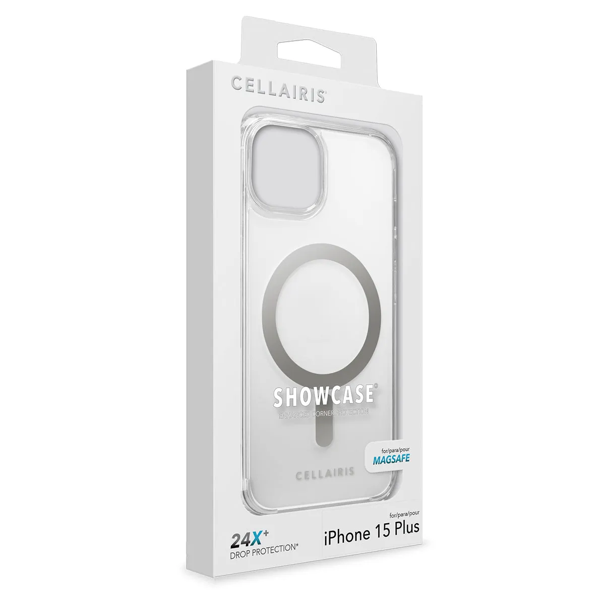 Showcase Halo - iPhone 15 Plus/ iPhone 14 Plus Silver w/ MagSafe Case