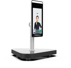 Silarius SIL-FRTEMP 7" Temperature Thermal Terminal with Face Recognition and Mask Detection (Table Stand Included) NDAA Compliant
