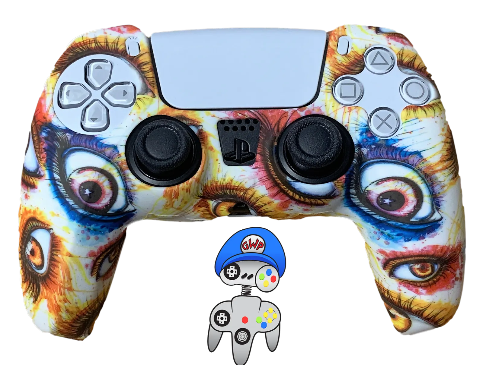 Silicone Cover For PS5 Controller Case Skin Cool Designs Extra Grip Selection