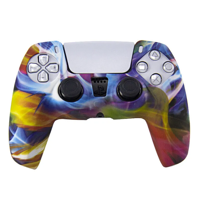 Silicone Cover For PS5 Controller Case Skin Cool Designs Extra Grip Selection