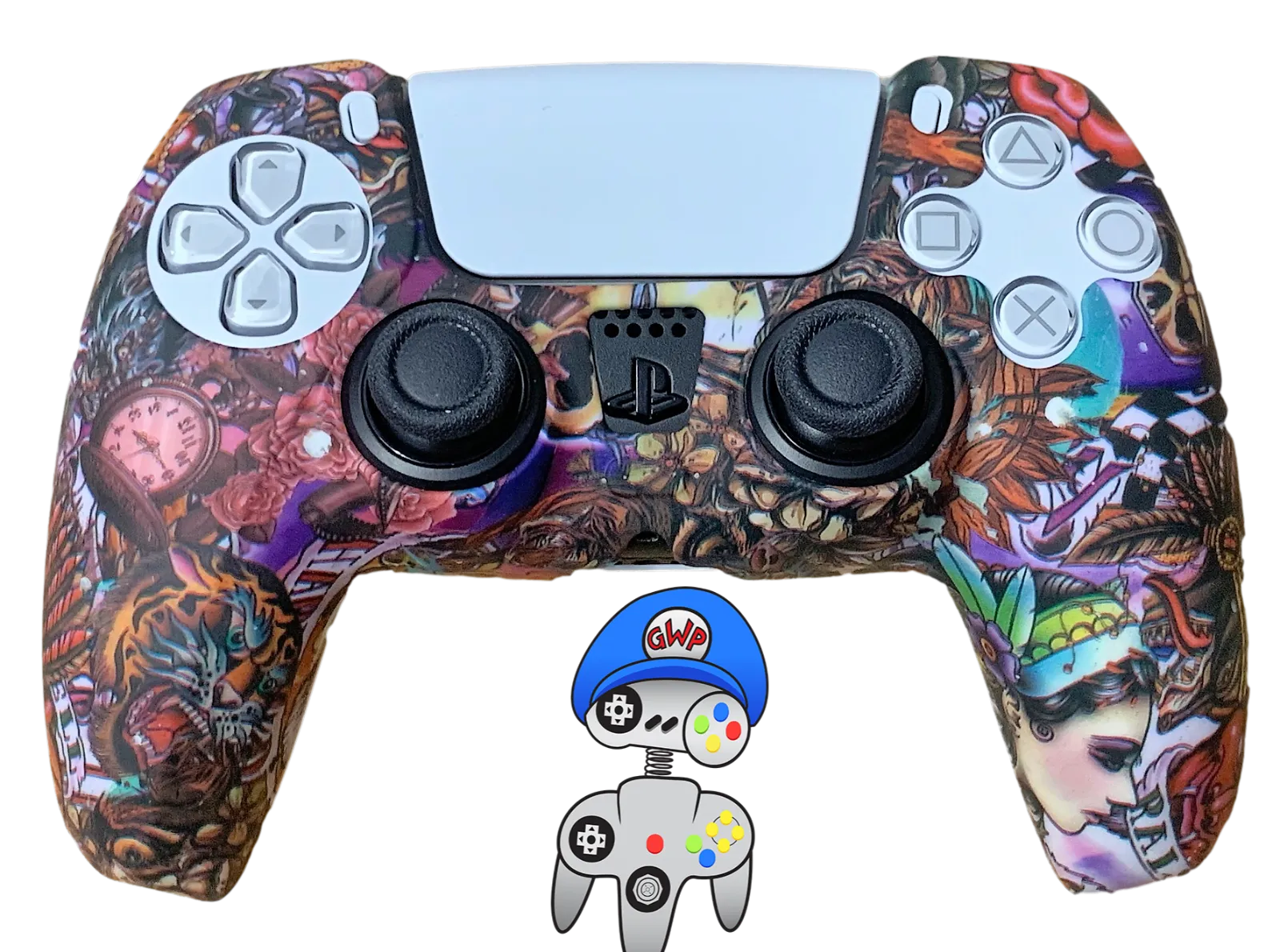Silicone Cover For PS5 Controller Case Skin Cool Designs Extra Grip Selection
